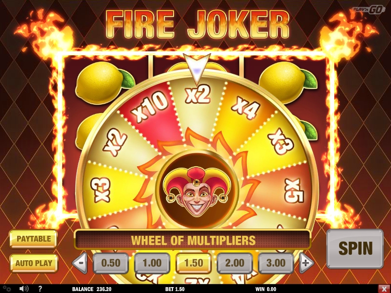 เล่นสล็อต Fire Joker ได้ที่ Happyluke และรับรางวัลมากถึง 800 เท่าของเงินเดิมพันของคุณ
