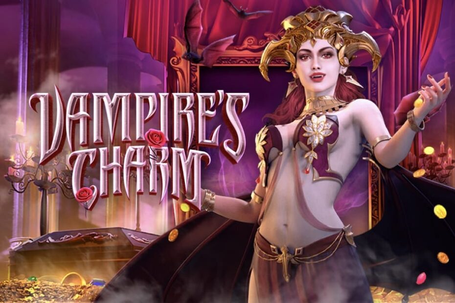 กัดให้เข้าสู่ความมั่งคั่ง: ชนะเงินจริงด้วย Vampire's Charm สล็อตออนไลน์ ที่ Happyluke!