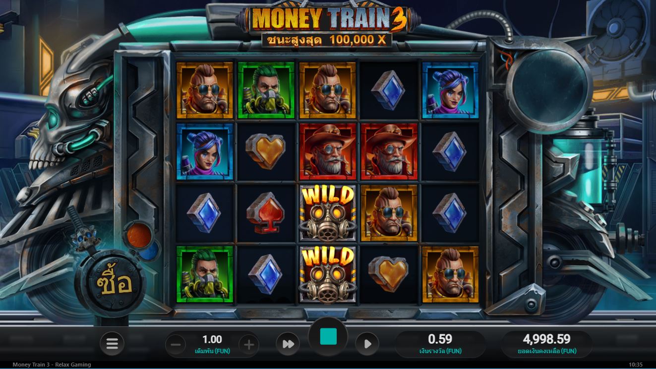เกมสล็อต - Thai Player คว้าเงินรางวัล 729,600 บาท รับรางวัล Money Train 3 ที่ Happyluke!
