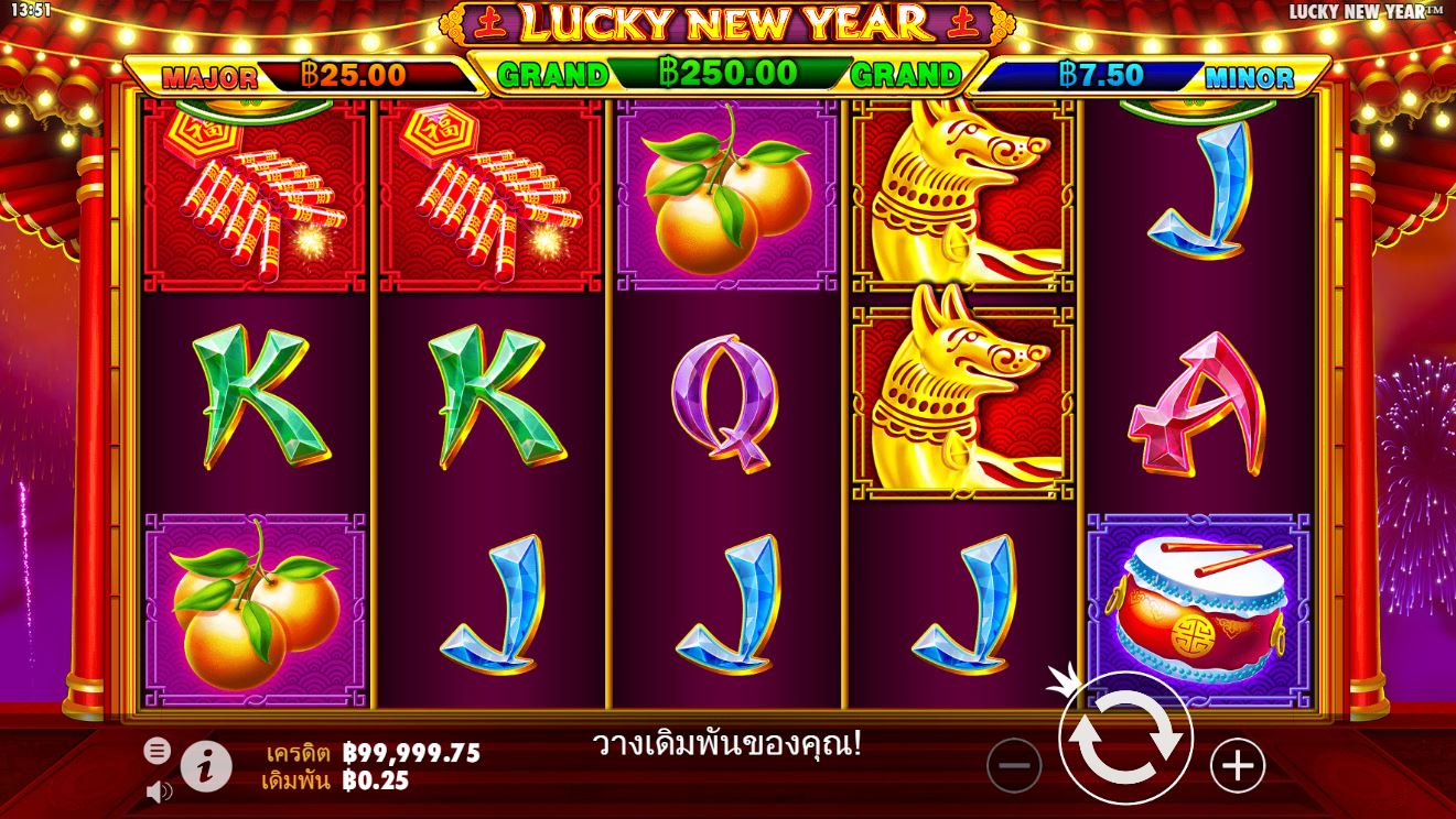 โชคลาภรออยู่: สนุกสนานไปกับโชคและชัยชนะกับ Lucky New Year Thai Slots88 ที่ Happyluke ปีใหม่นี้